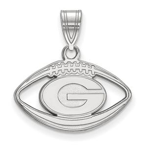 Unisex University of Georgia Football Pendant