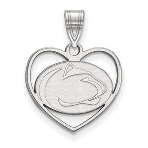 Penn State University Heart Pendant