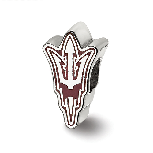 Arizona State University Enameled Logo Bead Charm