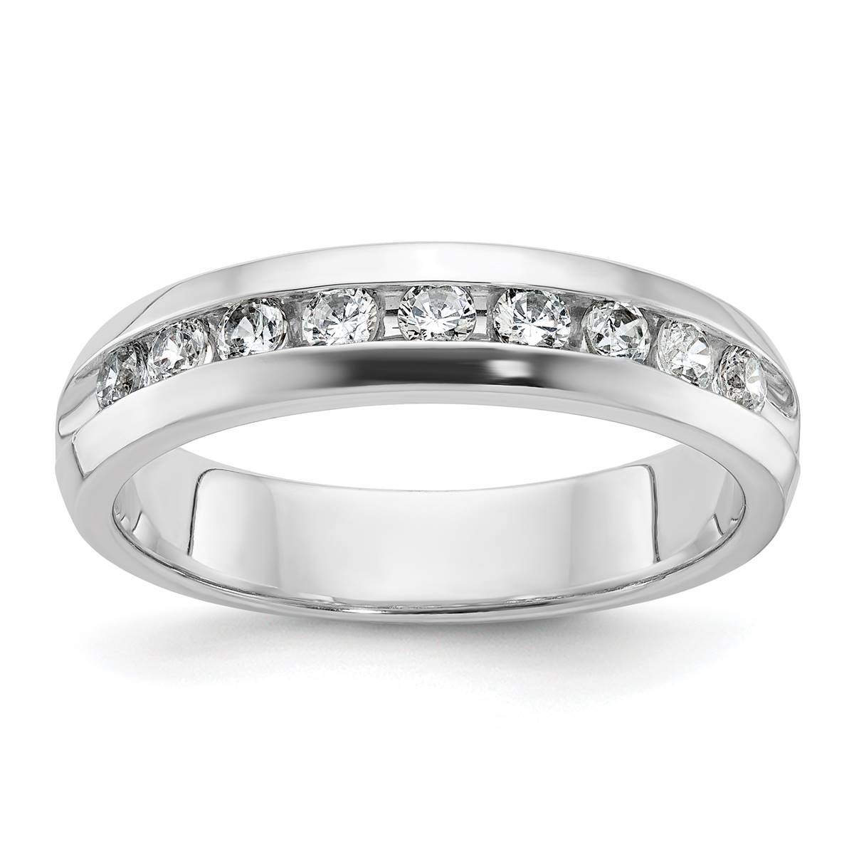 Mens Gentlemens Classics(tm) 14kt. White Gold 1/2ctw. Diamond Ring