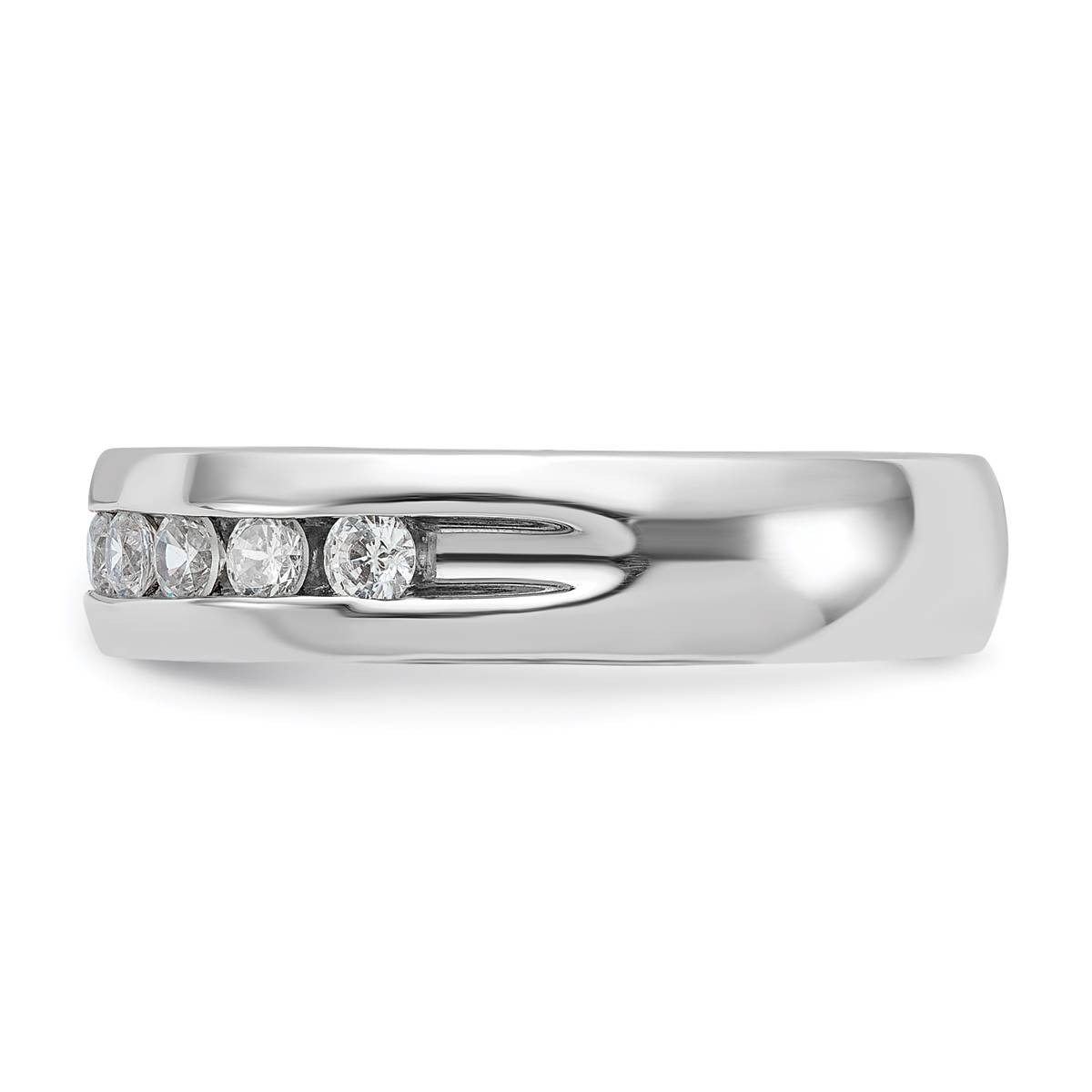 Mens Gentlemens Classics(tm) 14kt. White Gold 1/2ctw. Diamond Ring