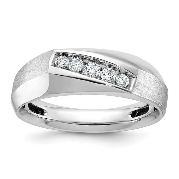 Mens Gentlemens Classics(tm) 14kt. White Gold 1/4ctw. Diamond Ring