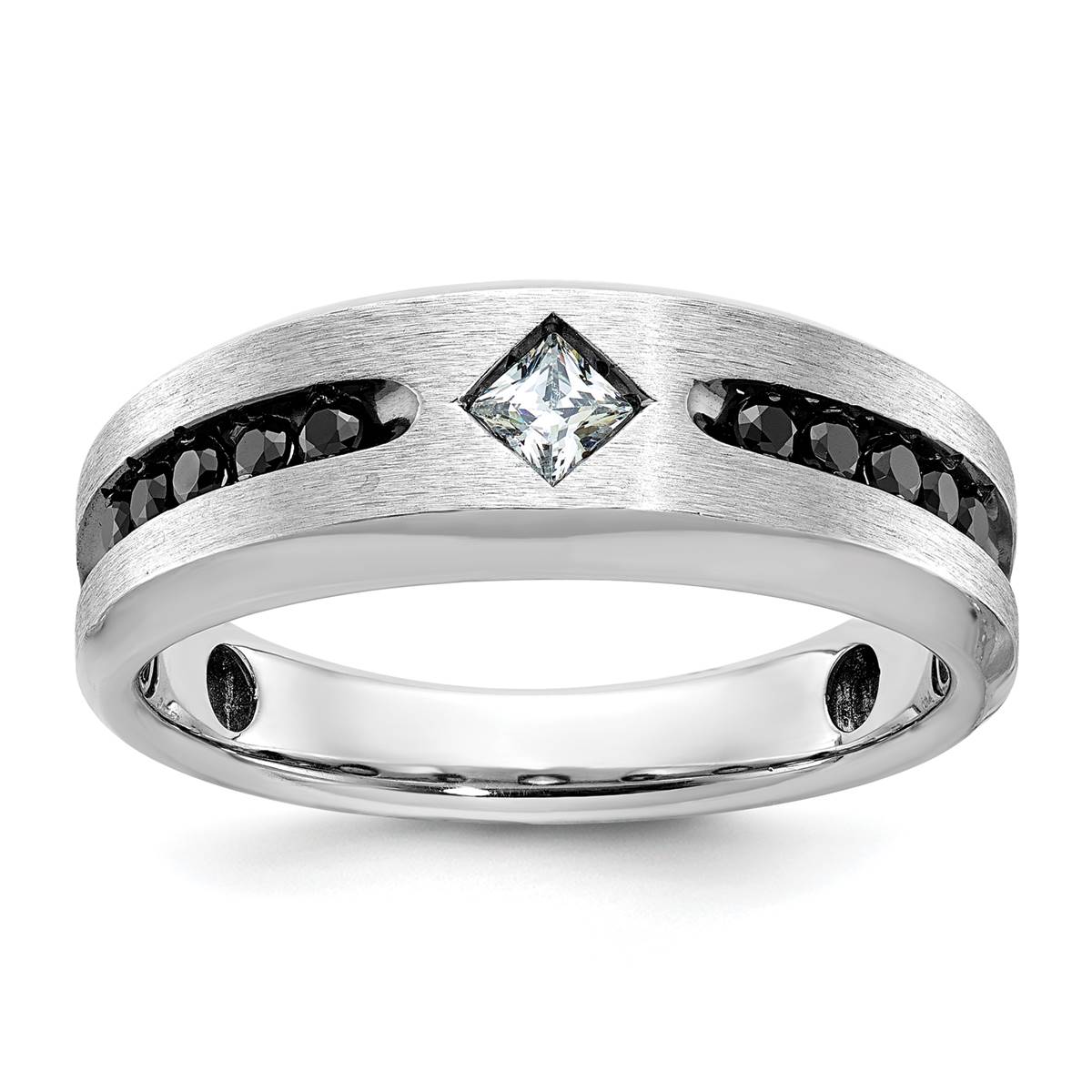 Mens Gentlemens Classics(tm) 14kt. White Gold 1/2ct. Diamond Ring