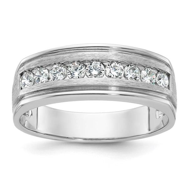Mens Gentlemens Classics(tm) 14kt. White Gold 1/2ctw. Diamond Ring