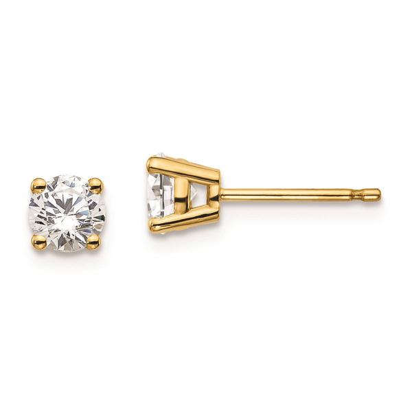 Pure Fire 14kt. Gold 2/3ctw. Certified Diamond Stud Earrings