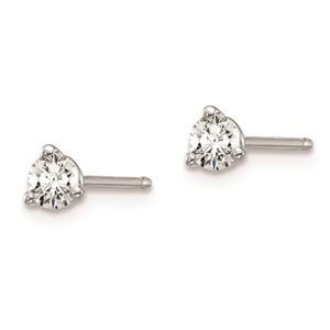 Pure Fire 14kt. White Gold Lab Grown 1/4ctw. Diamond Earrings alternate view