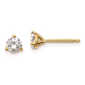Pure Fire 14kt. Gold 1/2ctw. Certified Lab Grown Diamond Earrings
