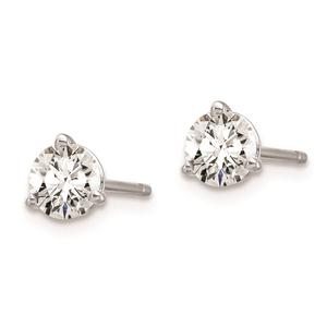 Pure Fire 14kt. White Gold 2/3ctw. Certified Lab Diamond Earrings alternate view