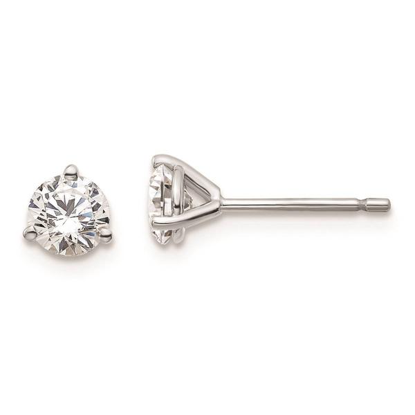 Pure Fire 14kt. White Gold 2/3ctw. Lab Grown Diamond Earrings