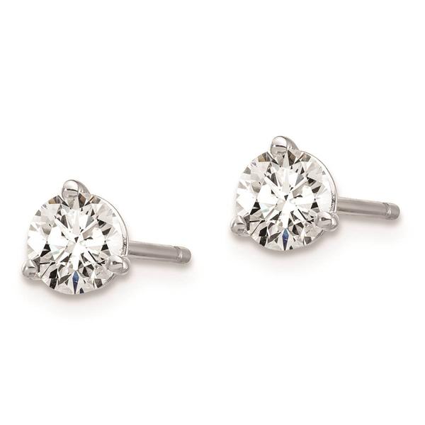 Pure Fire 14kt. White Gold Lab Grown 3/4ctw. Diamond Earrings alternate view