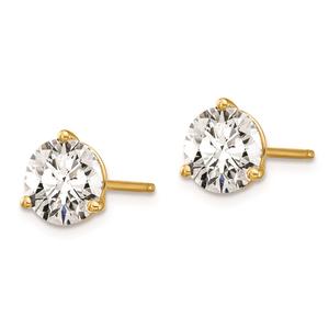 Pure Fire 14kt Gold 1 1/2ctw Certified Lab Grown Diamond Earrings alternate view
