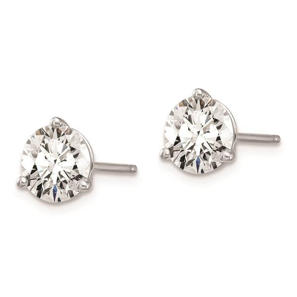 Pure Fire 14kt. White Gold 1 1/2ctw. Lab Grown Diamond Earrings alternate view