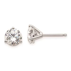 Pure Fire 14kt. White Gold Lab Grown 1 1/2ctw. Diamond Earrings