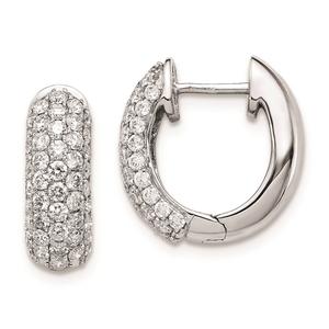 Pure Fire 14kt. White Gold 1 1/5ctw. Lab Grown Diamond Earrings