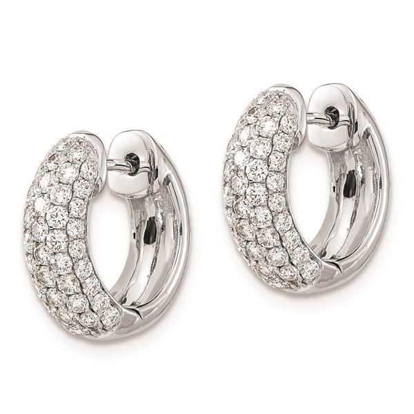 Pure Fire 14kt. White Gold 1 1/5ctw. Lab Grown Diamond Earrings alternate view