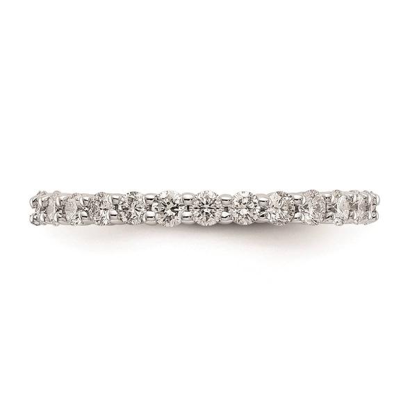 Pure Fire 14kt. White Gold Lab Grown Diamond Shared Prong Band
