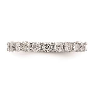 Pure Fire 14kt. White Gold Lab Grown Diamond Prong Eternity Band