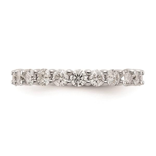 Pure Fire 14kt. White Gold Lab Grown Diamond Prong Eternity Band