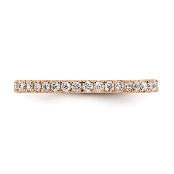 Pure Fire 14kt. Rose Gold Lab Grown Diamond Eternity Band