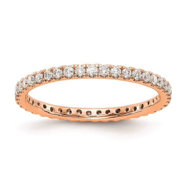 Pure Fire 14kt. Rose Gold Lab Grown Diamond Eternity Band alternate view