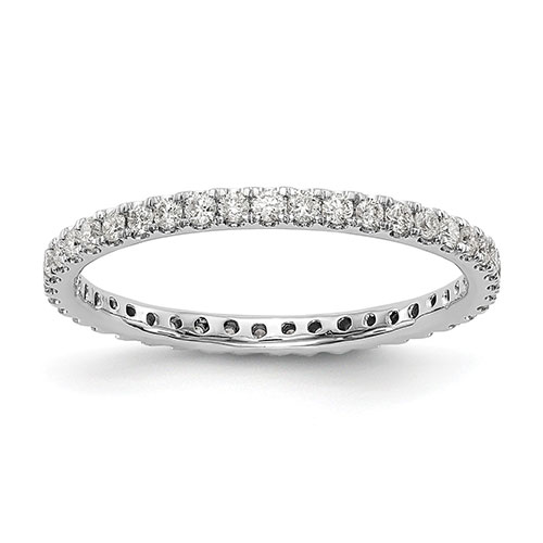 Endless Affection(tm) White Gold 14kt. Eternity Band