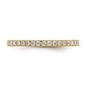 Pure Fire 14kt. Yellow Gold Lab Grown Diamond Eternity Band