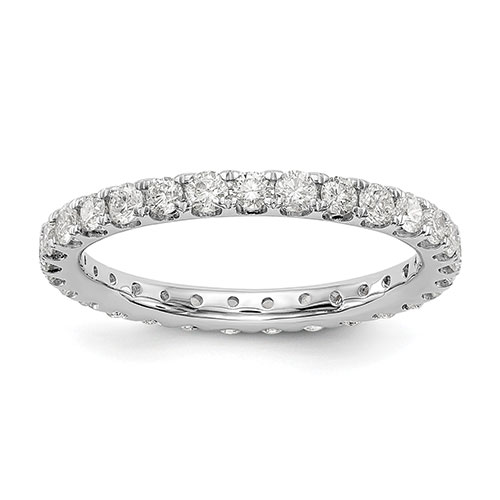Endless Affection(tm) White Gold Eternity Band