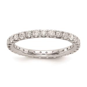 Pure Fire 14kt. White Gold Lab Grown Diamond Eternity Band alternate view