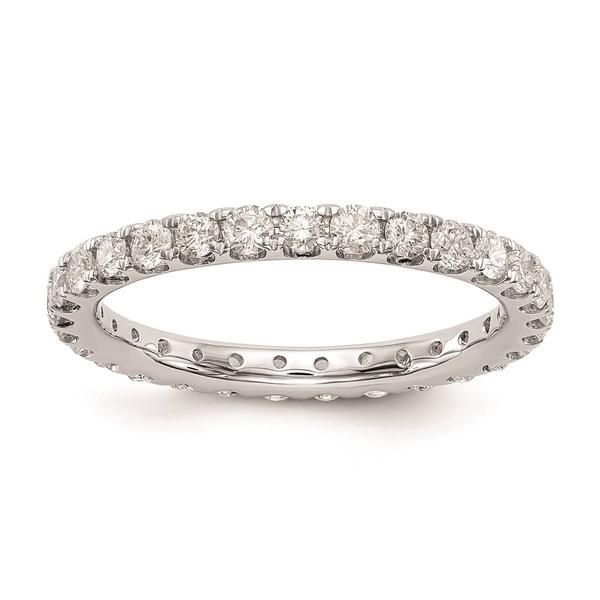 Pure Fire 14kt. White Gold Lab Grown Diamond Eternity Band alternate view