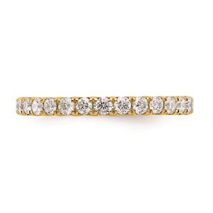 Pure Fire 14kt. Yellow Gold Lab Grown Diamond Eternity Band