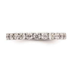 Pure Fire 14kt. White Gold Lab Grown Diamond Eternity Band