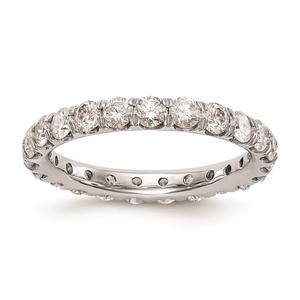 Pure Fire 14kt. White Gold Lab Grown Diamond Eternity Band alternate view