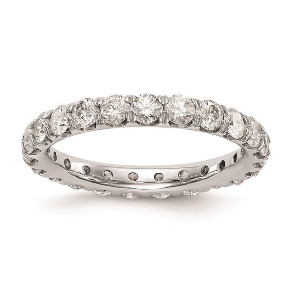 Pure Fire 14kt. White Gold Lab Grown Diamond Eternity Band alternate view