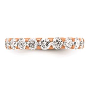 Pure Fire 14kt. Rose Gold Lab Grown Diamond Eternity Wedding Band