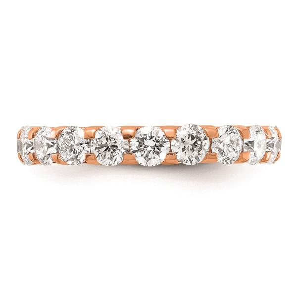 Pure Fire 14kt. Rose Gold Lab Grown Diamond Eternity Wedding Band
