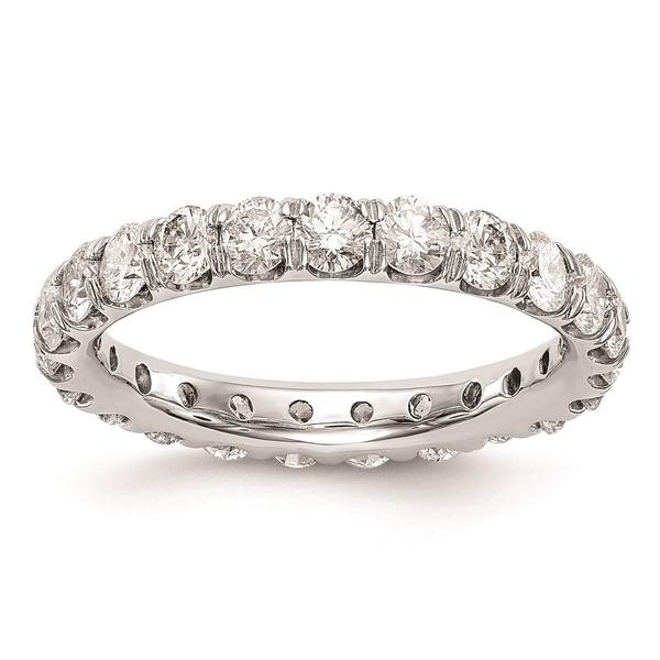 Pure Fire 14kt. White Gold Lab Grown Diamond Eternity Band alternate view