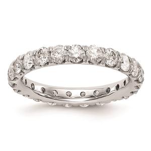 Pure Fire 14kt. White Gold Lab Grown Diamond Eternity Band alternate view