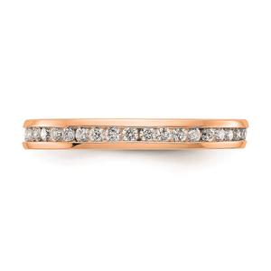 Pure Fire 14kt. Rose Gold Lab Grown Eternity Band