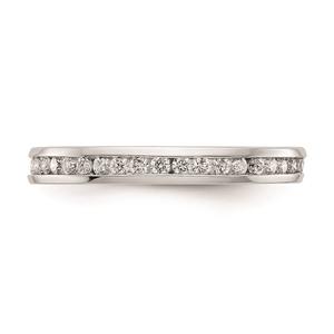 Pure Fire 14kt. White Gold Lab Grown 1/2ctw. Eternity Band