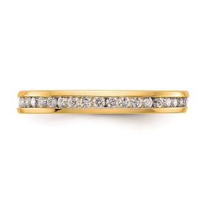 Pure Fire 14kt. Yellow Gold Lab Grown 1/2ctw. Eternity Band