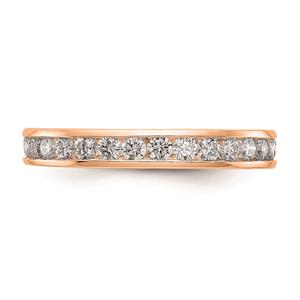 Pure Fire 14kt. Rose Gold Lab Grown 1ctw. Eternity Band