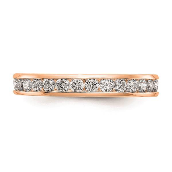 Pure Fire 14kt. Rose Gold Lab Grown 1ctw. Eternity Band