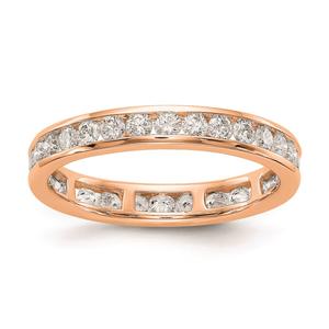 Pure Fire 14kt. Rose Gold Lab Grown 1ctw. Eternity Band alternate view