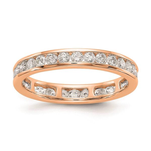 Pure Fire 14kt. Rose Gold Lab Grown 1ctw. Eternity Band alternate view
