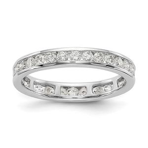 Endless Affection(tm) White Gold Channel Set Band