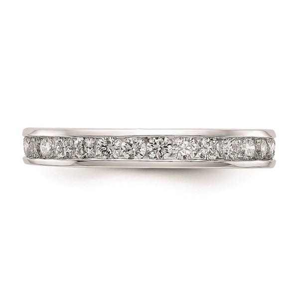 Pure Fire 14kt. White Gold Lab Grown 1ctw. Eternity Band