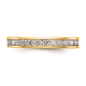 Pure Fire 14kt. Yellow Gold Lab Grown 1ctw. Eternity Band