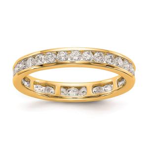 Pure Fire 14kt. Yellow Gold Lab Grown 1ctw. Eternity Band alternate view