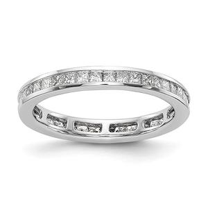 Endless Affection(tm) White Gold Channel Set Eternity Band