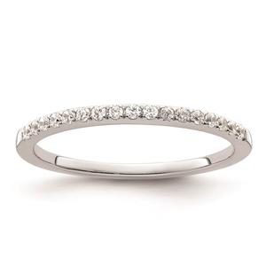 Pure Fire 14kt. White Gold Lab Grown Diamond Wedding Band